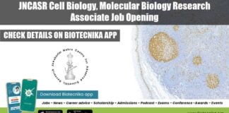 JNCASR Cell Biology