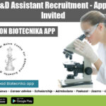 JNCASR R&D Assistant Recruitment
