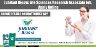 Jubilant Biosys Life Sciences