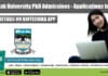 Karnatak University PhD Admissions