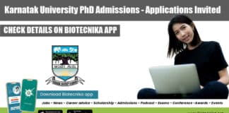 Karnatak University PhD Admissions