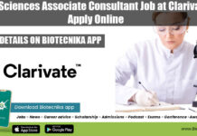 Life Sciences Associate Consultant Job at Clarivate, Apply Online Life Sciences Associate Consultant