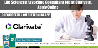 Life Sciences Associate Consultant