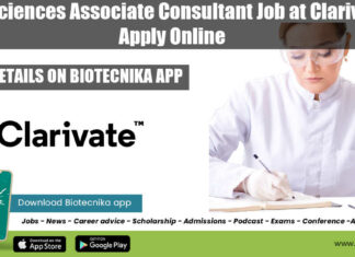 Life Sciences Associate Consultant