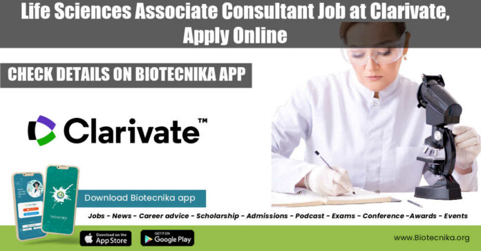Life Sciences Associate Consultant