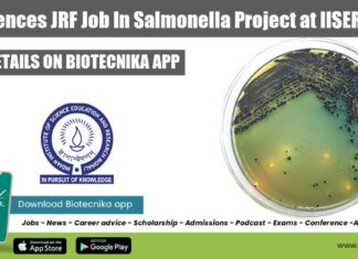 Life Sciences JRF Job