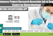Life Sciences Project RCB