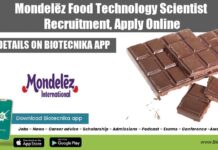 Mondelēz Food Technology Scientist Recruitment, Apply Online Mondelēz Food Technology Scientist