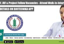 NABI SRF, JRF & Project Fellow Vacancies – Attend Walk-In-Interview NABI Project Vacancies Available