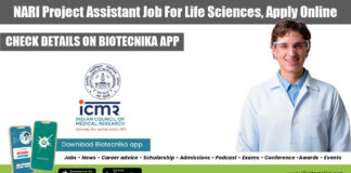 NARI Project Assistant Job