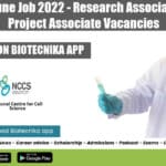 NCCS Pune Job 2022