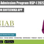 NIAB PhD Admission 2022