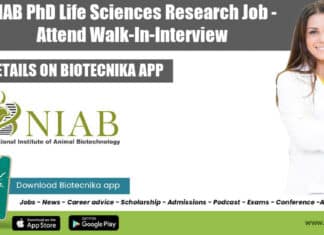 NIAB PhD Life Sciences