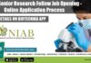 NIAB Senior Research Fellow Job Opening – Online Application Process NIAB SRF Vacancy Available