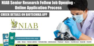 NIAB SRF Vacancy Available