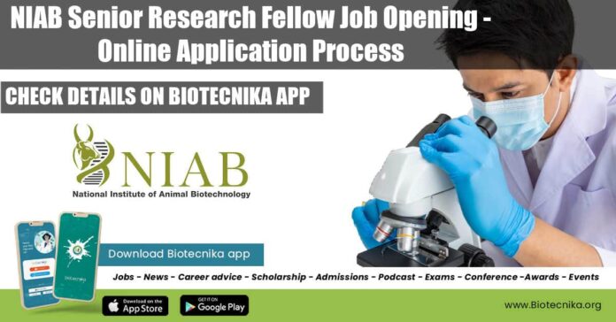 NIAB SRF Vacancy Available
