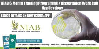 NIAB Training Programme 2022