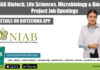NIAB Biotech, Life Sciences, Microbiology & Biochem Project Job Openings NIAB Vacancies 2022