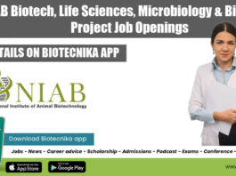 NIAB Vacancies 2022