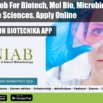 NIAB Vacancy 2022