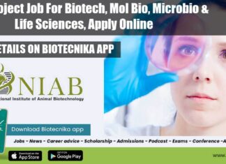 NIAB Vacancy 2022