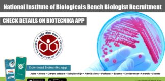 NIB Bench Biologist Job