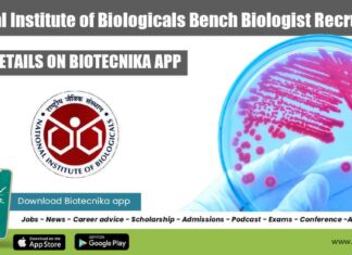 NIB Bench Biologist Job