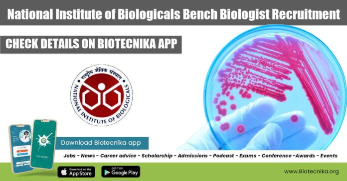 NIB Bench Biologist Job