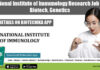 National Institute of Immunology Research Job For Biotech, Genetics NII Job For PhD