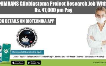 NIMHANS RA Jobs 2022