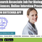 NISER Research Associate Job For Biological & Life Sciences, Online Interview Process NISER Research Associate Job