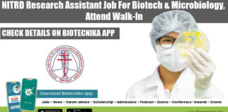 NITRD Research Assistant Job