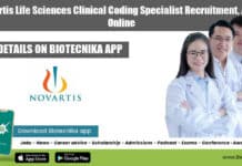 Novartis Life Sciences Clinical Coding Specialist Recruitment, Apply Online Novartis Clinical Coding Jobs