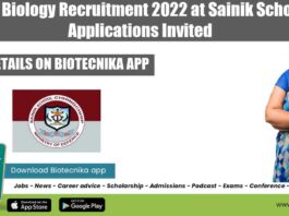 PGT Biology Recruitment 2022
