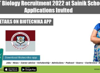 PGT Biology Recruitment 2022