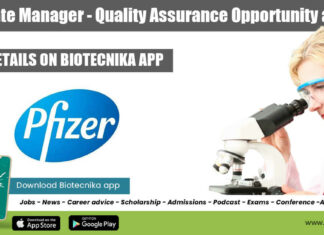 Pfizer QA Job