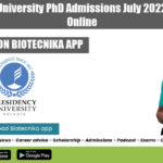 Presidency University PhD Admissions
