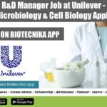 R&D Manager Job at Unilever