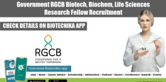 RGCB Research Vacancy