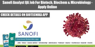 Sanofi Analyst QA Job