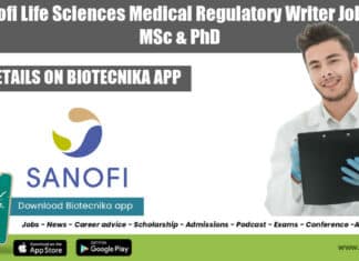 Sanofi Jobs 2022
