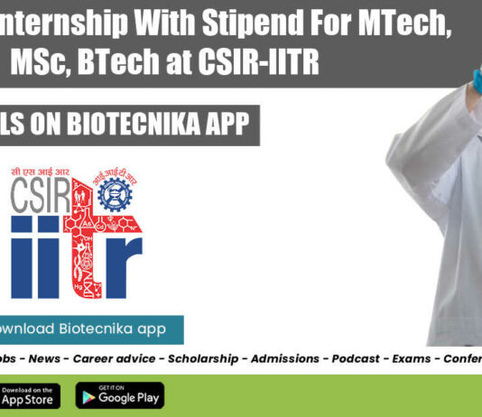 Student Internship With Stipend