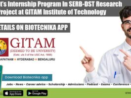 Student’s Internship Program