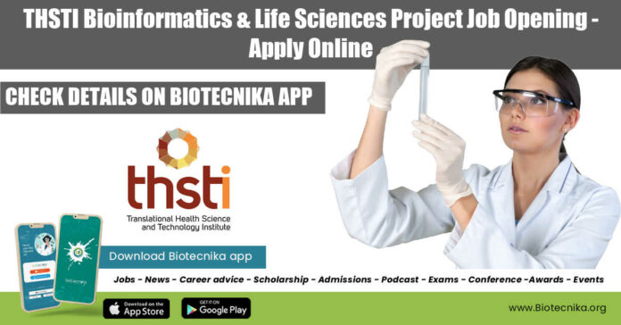 THSTI Project Job Vacancy