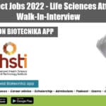 THSTI Project Jobs 2022