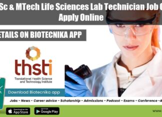 THSTI Research Vacancy 2022