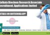 TMC Kolkata Biochem Research Associate Recruitment, Applications Invited TMC Kolkata Biochem Research