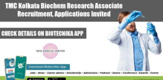 TMC Kolkata Biochem Research