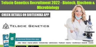 Telscie Genetics Project Jobs