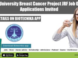 Tezpur University Project JRF